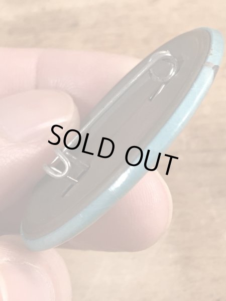 80'sのSo Many Men...So Few With Brainsのメッセージが書かれたビンテージの缶バッジ