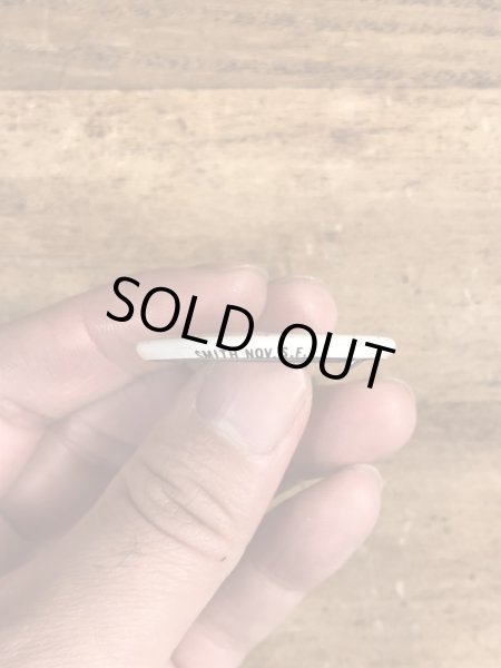 80’sのI Love SFのメッセージが書かれたヴィンテージの缶バッチ