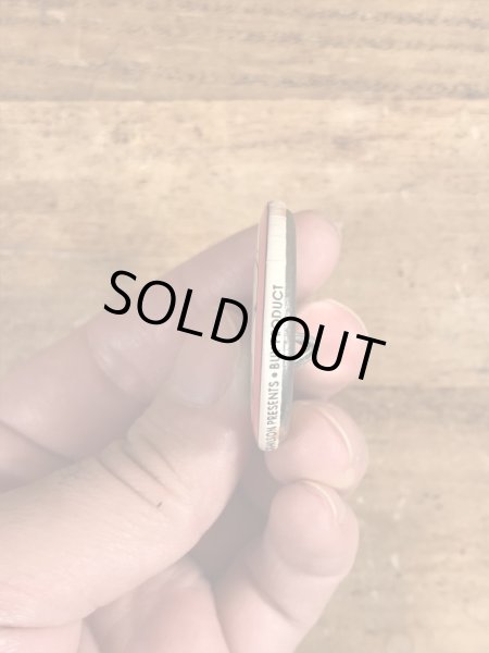 80年代頃のボゾクラウン禁止が描かれたビンテージの缶バッジ