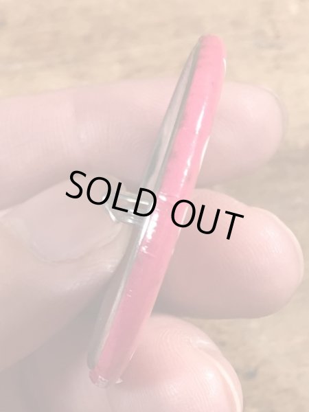 80'sのHow Can I Love You If You Won't Lie Down?のメッセージが書かれたビンテージの缶バッジ