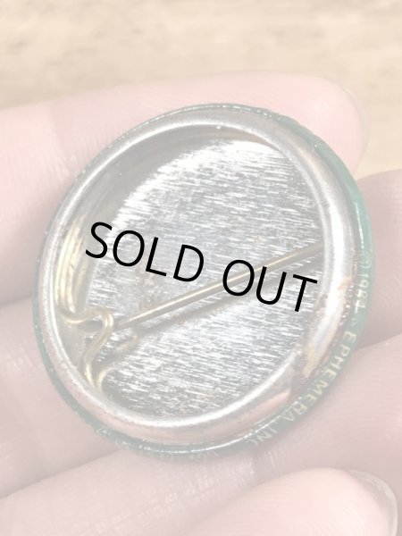 80年代頃のI'm Only In This For The Moneyのメッセージが書かれたヴィンテージの缶バッチ