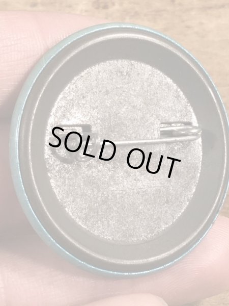 80'sのSo Many Men...So Few With Brainsのメッセージが書かれたビンテージの缶バッジ