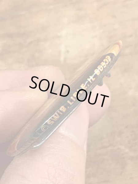 80'sのThe Hardest Part Of Doing Nothing...のメッセージが書かれたヴィンテージの缶バッチ