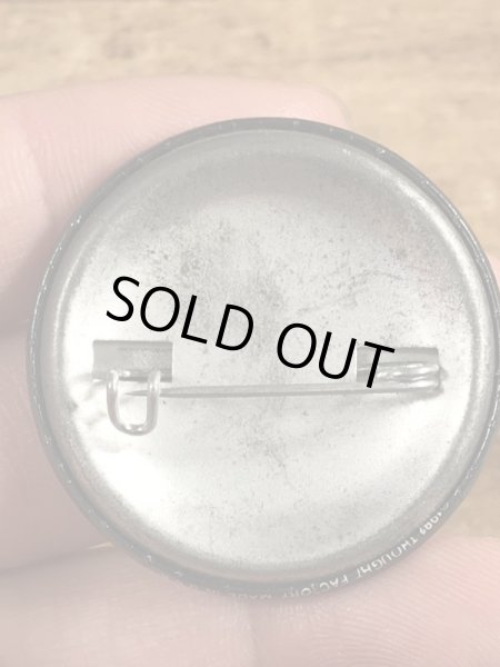 80'sのParty Animalのメッセージが書かれたヴィンテージの缶バッチ