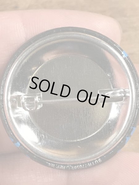 80'sのPiss Me Off, Pay The Consequencesのメッセージが書かれたヴィンテージの缶バッチ