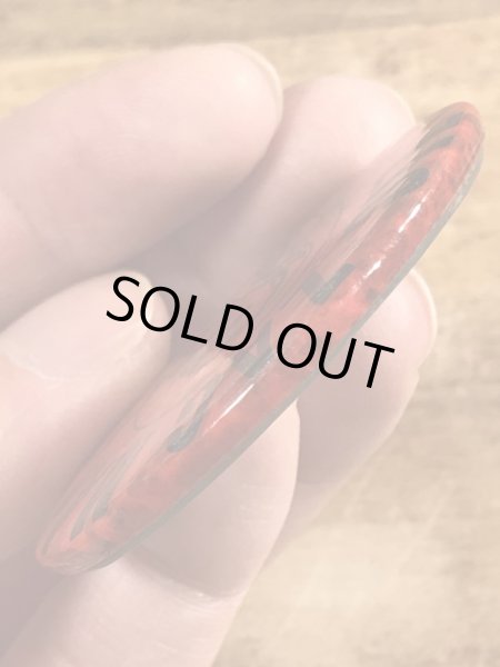 60年代頃のジグザグマンのビンテージの缶バッチ