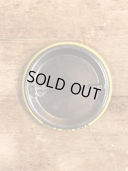 80'sのKeep Smiling...のメッセージが書かれたヴィンテージの缶バッチ