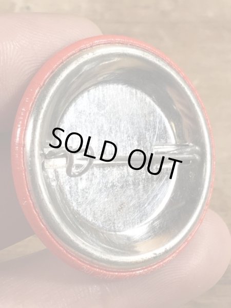 80'sのChristmas Party Animalのメッセージが書かれたヴィンテージの缶バッチ