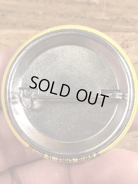 80'sのKeep Smiling...のメッセージが書かれたヴィンテージの缶バッチ