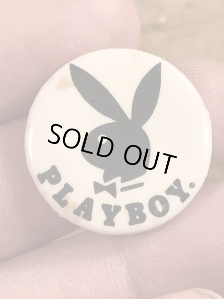 60~70年代頃のプレイボーイのビンテージの缶バッジ