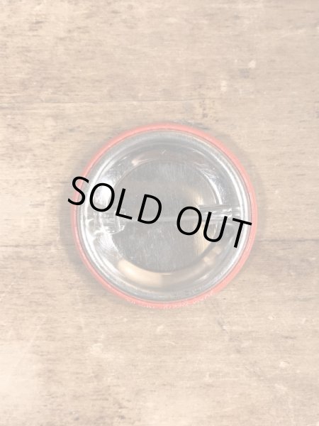 80'sのChristmas Party Animalのメッセージが書かれたヴィンテージの缶バッチ