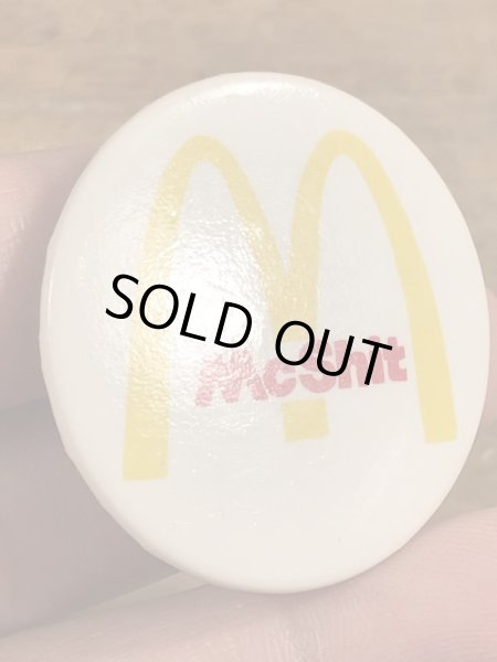 80年代頃のMc Shitのメッセージが書かれたビンテージの缶バッジ