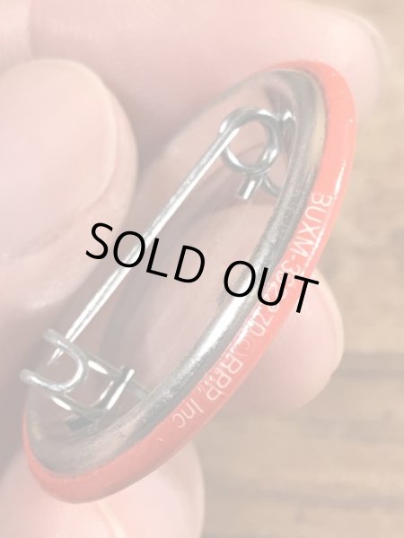 80'sのChristmas Party Animalのメッセージが書かれたヴィンテージの缶バッチ