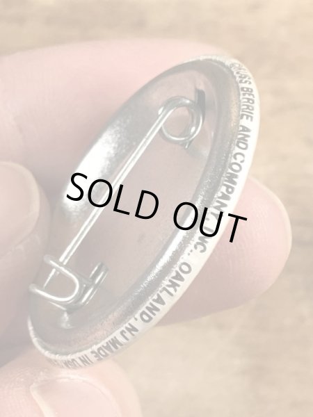 80'sのIgnorance Is Curable Stupidity Is Foreverのメッセージが書かれたビンテージの缶バッジ