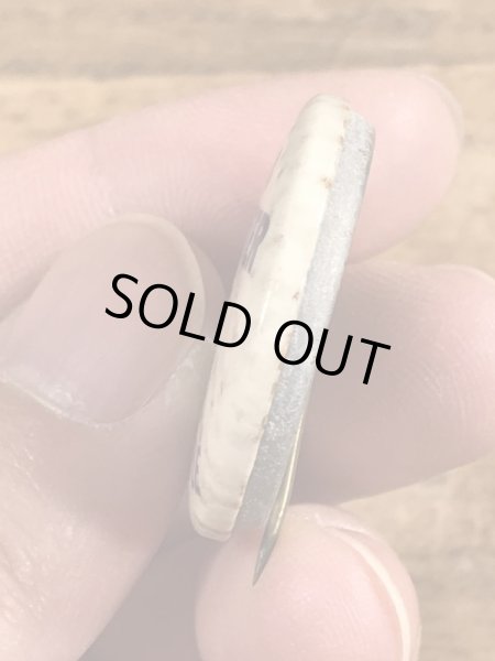 60~70年代頃のI Had A Computer Date Now I'll Try Peopleのメッセージが書かれたビンテージの缶バッジ