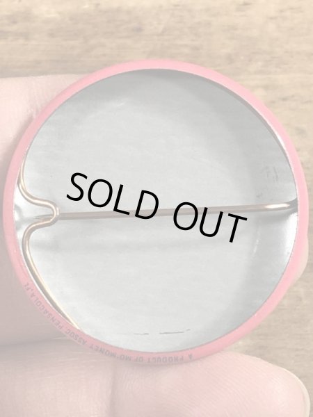 80'sのYou Animal!のメッセージが書かれたビンテージの缶バッジ