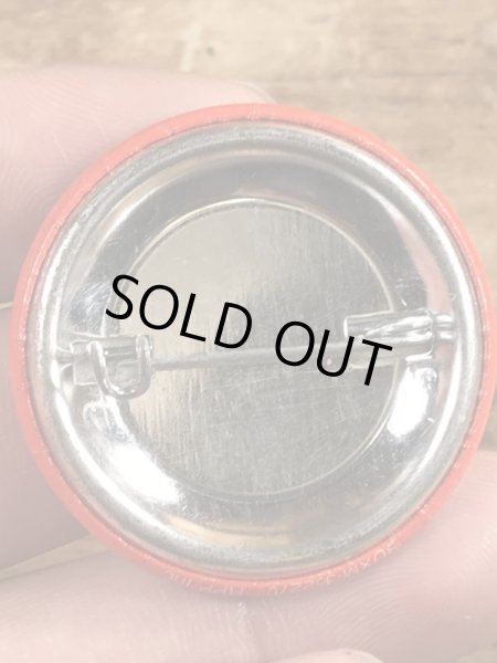 80'sのChristmas Party Animalのメッセージが書かれたヴィンテージの缶バッチ