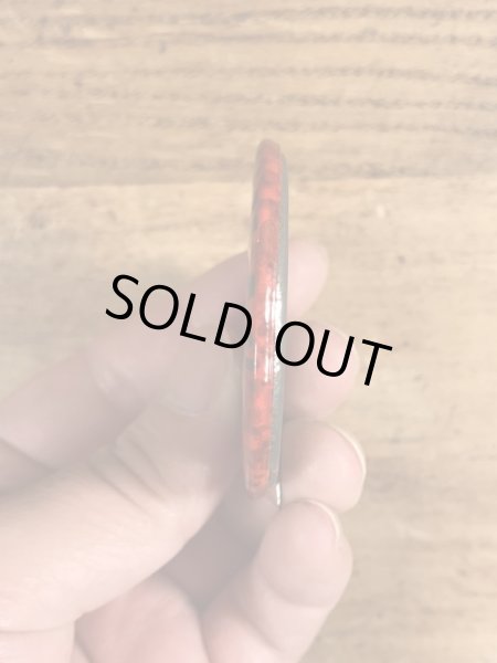 60年代頃のジグザグマンのビンテージの缶バッチ