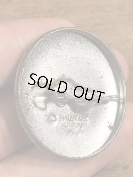 80’sのホールマーク社製のメッセージが書かれたヴィンテージの缶バッチ