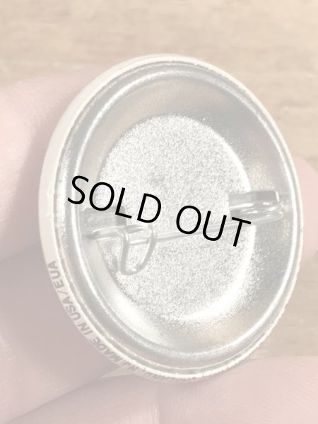 80'sのIgnorance Is Curable Stupidity Is Foreverのメッセージが書かれたビンテージの缶バッジ