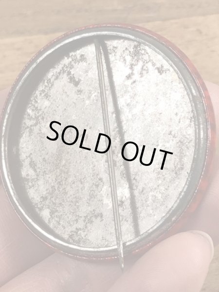 60年代頃のジグザグマンのビンテージの缶バッチ