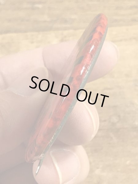 60年代頃のジグザグマンのビンテージの缶バッチ