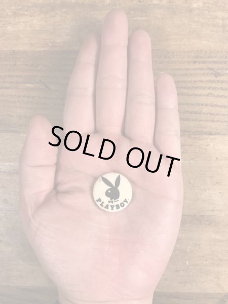 60~70年代頃のプレイボーイのビンテージの缶バッジ