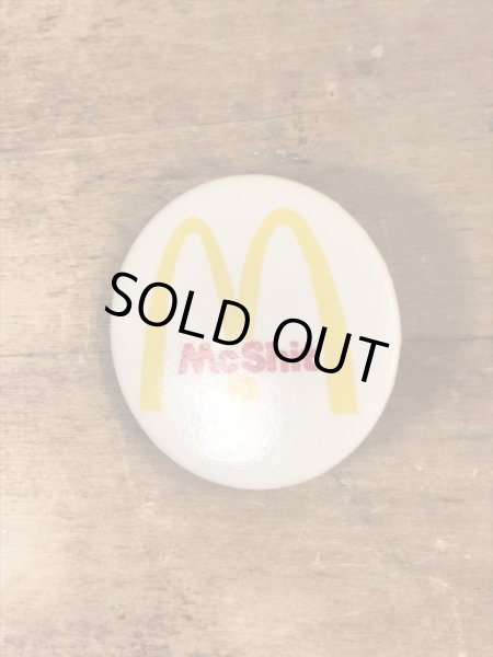 80'sのMc Shitのメッセージが書かれたヴィンテージの缶バッチ