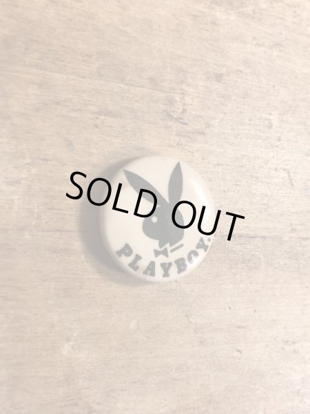 60~70年代頃のプレイボーイのビンテージの缶バッジ