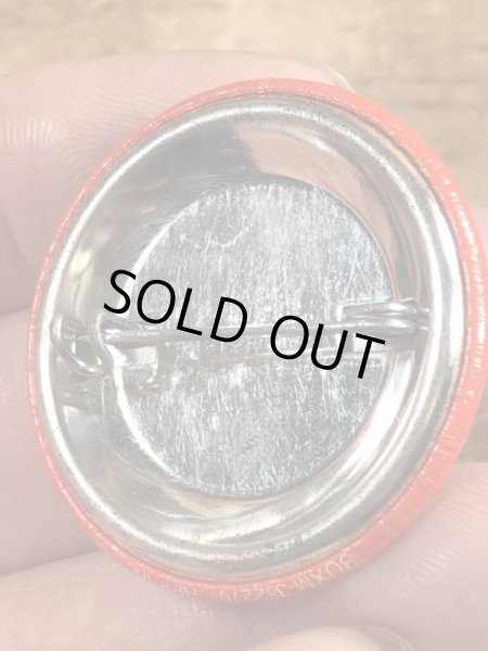 80年代頃のChristmas Party Animalのメッセージが書かれたビンテージの缶バッジ