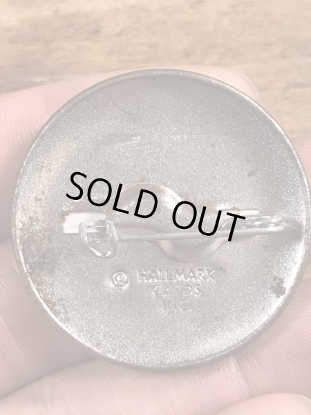 80’sのホールマーク社製のメッセージが書かれたヴィンテージの缶バッチ