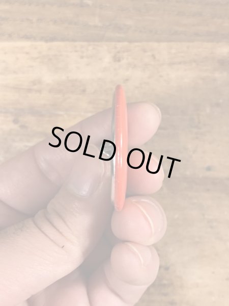 80年代頃のChristmas Party Animalのメッセージが書かれたビンテージの缶バッジ