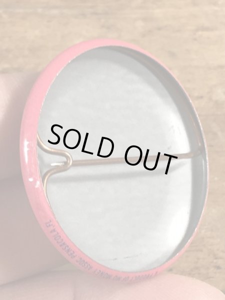 80'sのYou Animal!のメッセージが書かれたビンテージの缶バッジ