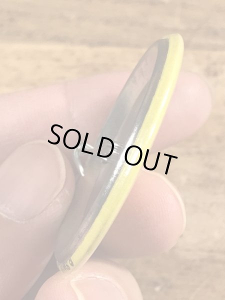 80'sのKeep Smiling...のメッセージが書かれたヴィンテージの缶バッチ