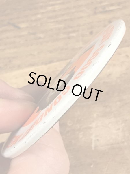 60~70’sのアメリカのアドバタイジング物のヴィンテージの缶バッチ