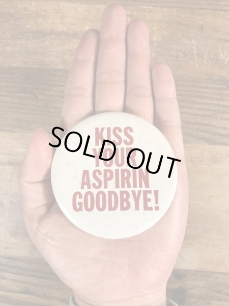 70~80年代頃のメッセージが書かれたビンテージの缶バッジ