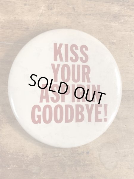 70~80年代頃のメッセージが書かれたビンテージの缶バッジ