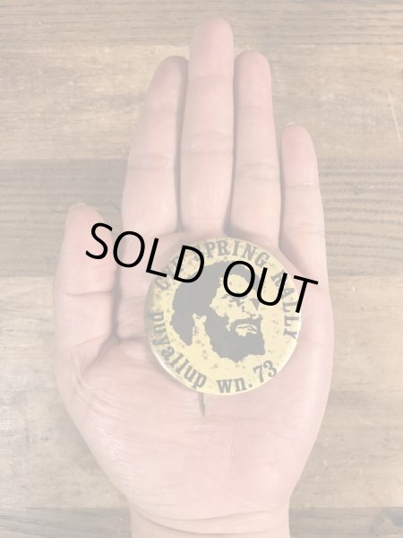 70年代頃のアメリカのキャンプイベントのヴィンテージの缶バッチ