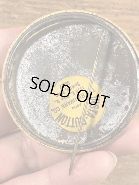 70’sのアメリカのキャンプイベントのビンテージの缶バッジ