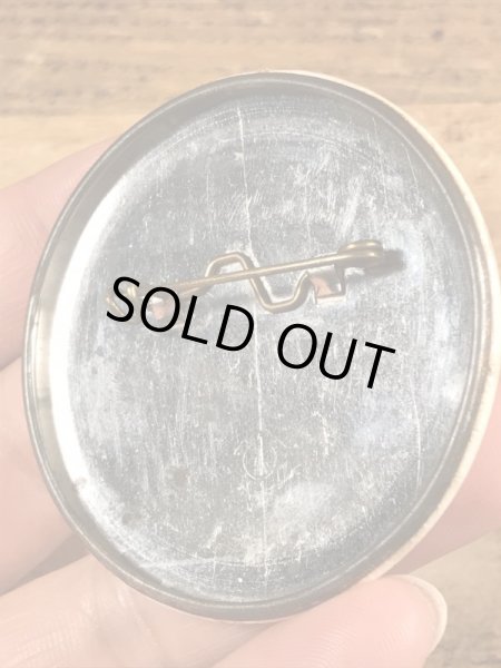 70年代頃のアメリカのシーフェアのビンテージの缶バッジ