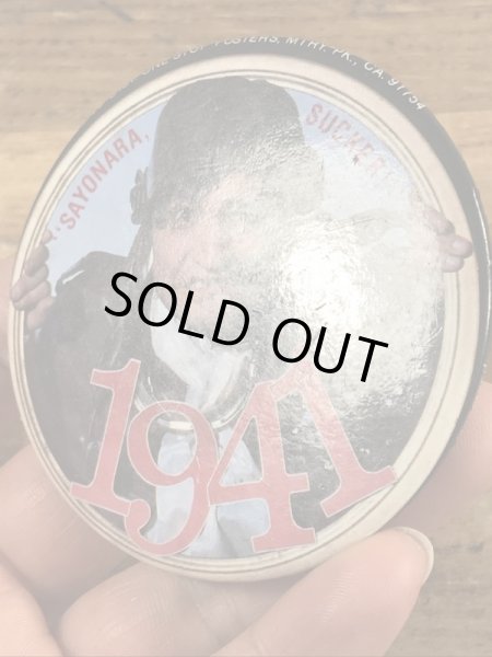 70’sのアメリカ映画の1941のビンテージの缶バッジ