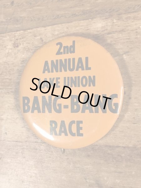 70’sのバンバンレースのヴィンテージの缶バッチ