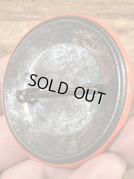 70年代頃のメッセージが書かれたヴィンテージの缶バッチ