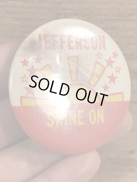 80年代頃のメッセージが書かれたビンテージの缶バッジ