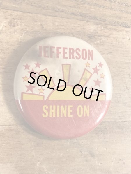 80年代頃のメッセージが書かれたビンテージの缶バッジ