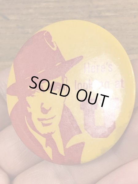 70~80’sの映画カサブランカのヴィンテージの缶バッチ