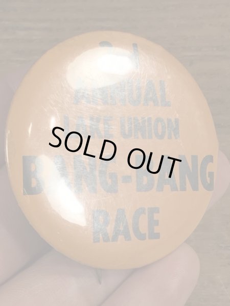 70年代頃のバンバンレースのビンテージの缶バッジ