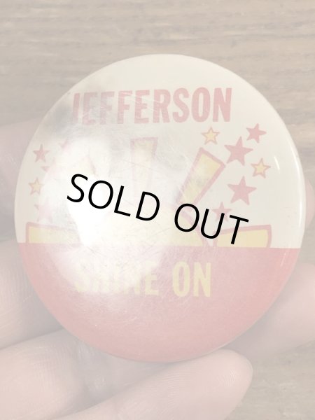 80'sのメッセージが書かれたヴィンテージの缶バッチ