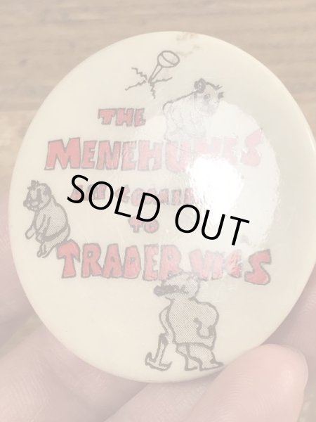 70’sのトレーダーヴィックスのビンテージの缶バッジ