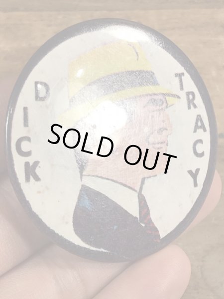 90年代頃のディックトレイシーのヴィンテージの缶バッチ